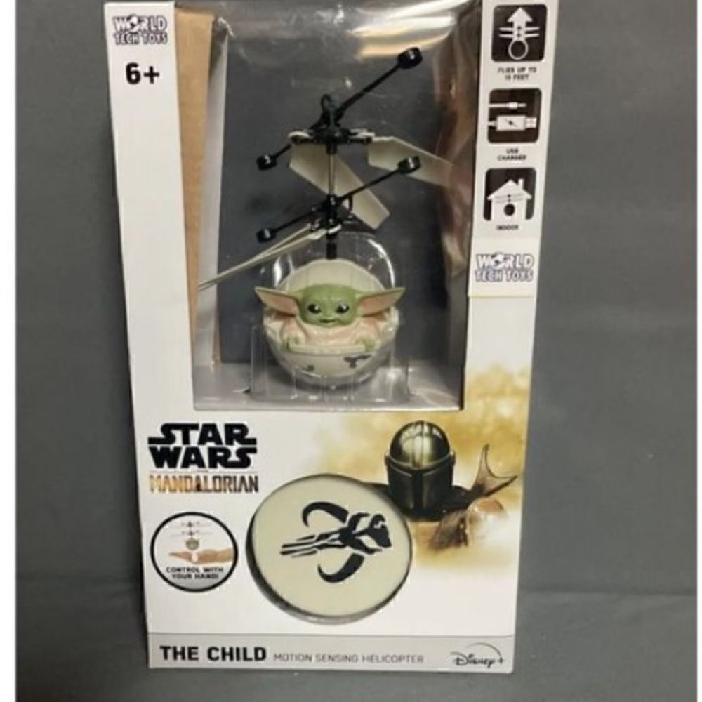 Star Wars Mandalorian The Child Motion Sensing
Helicopter Baby Yoda World Tech